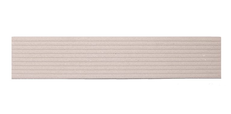 آجر نسوز نما سفید متمایل به طوسی مدرن شیاردار سندبلاست AB22508